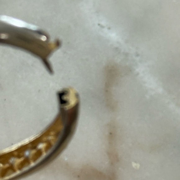 Vintage Craft Bracelet Gold Tone Faux Pearls hinge snap clasp Bracelet - Picture 14 of 14